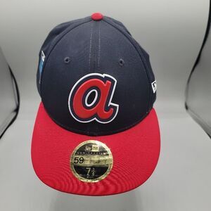 New Era 59FIFTY Low Profile Baseball Cap 7 3/4 Navy Red MLB Florida 2018 Fitted
